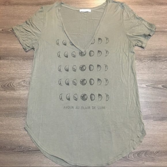 Urban Outfitters Tops - Urban Outfitters Moon V Neck Tee